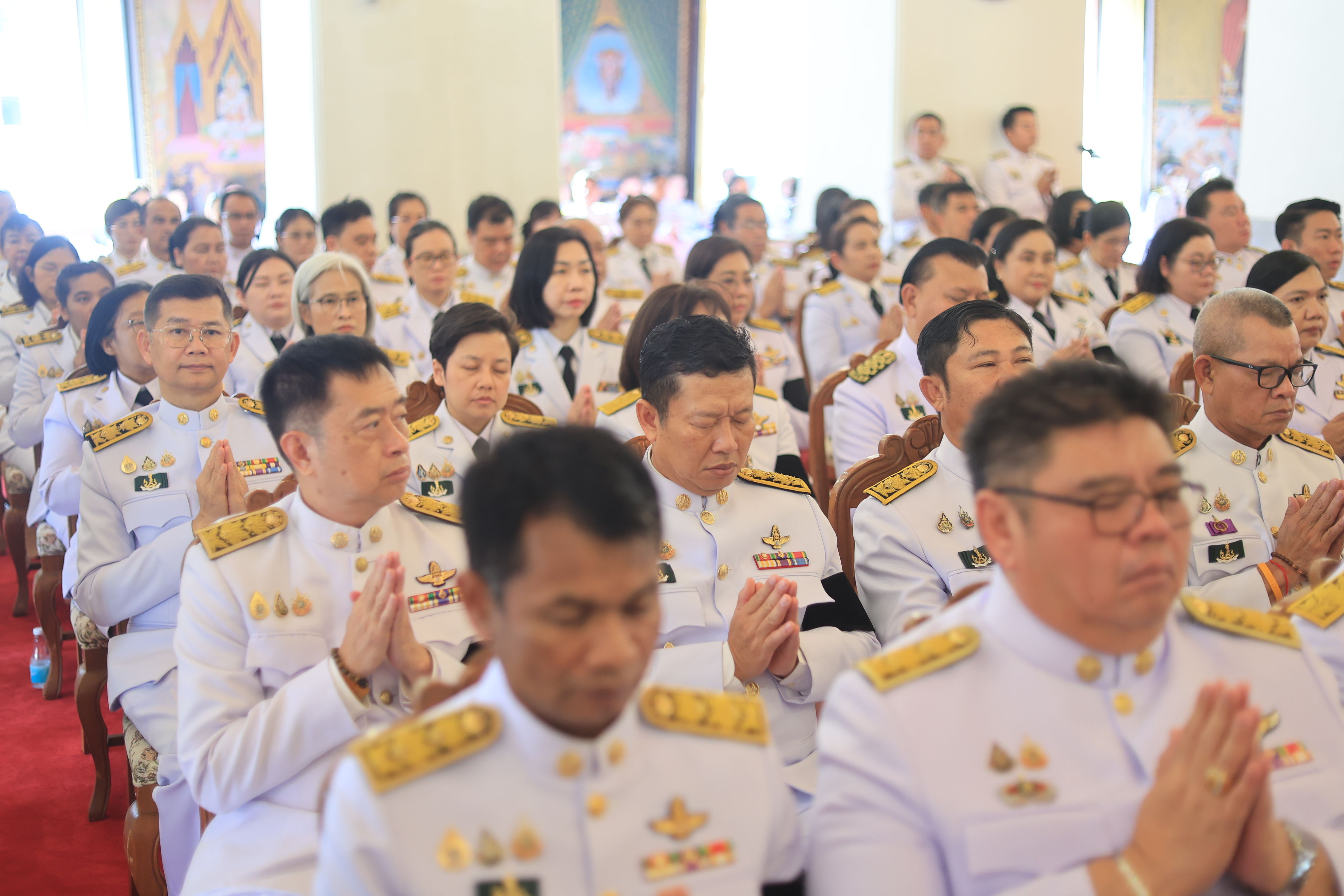 title - ส.ป.ก. ร่วมพิธีบำเพ็ญกุศลสตมวาร ครบ 100 วัน เพื่ออุทิศถวายพระราชกุศลแด่สมเด็จพระนางเจ้าสิริกิติ์ พระบรมราชินีนาถ พระบรมราชชนนีพันปีหลวง